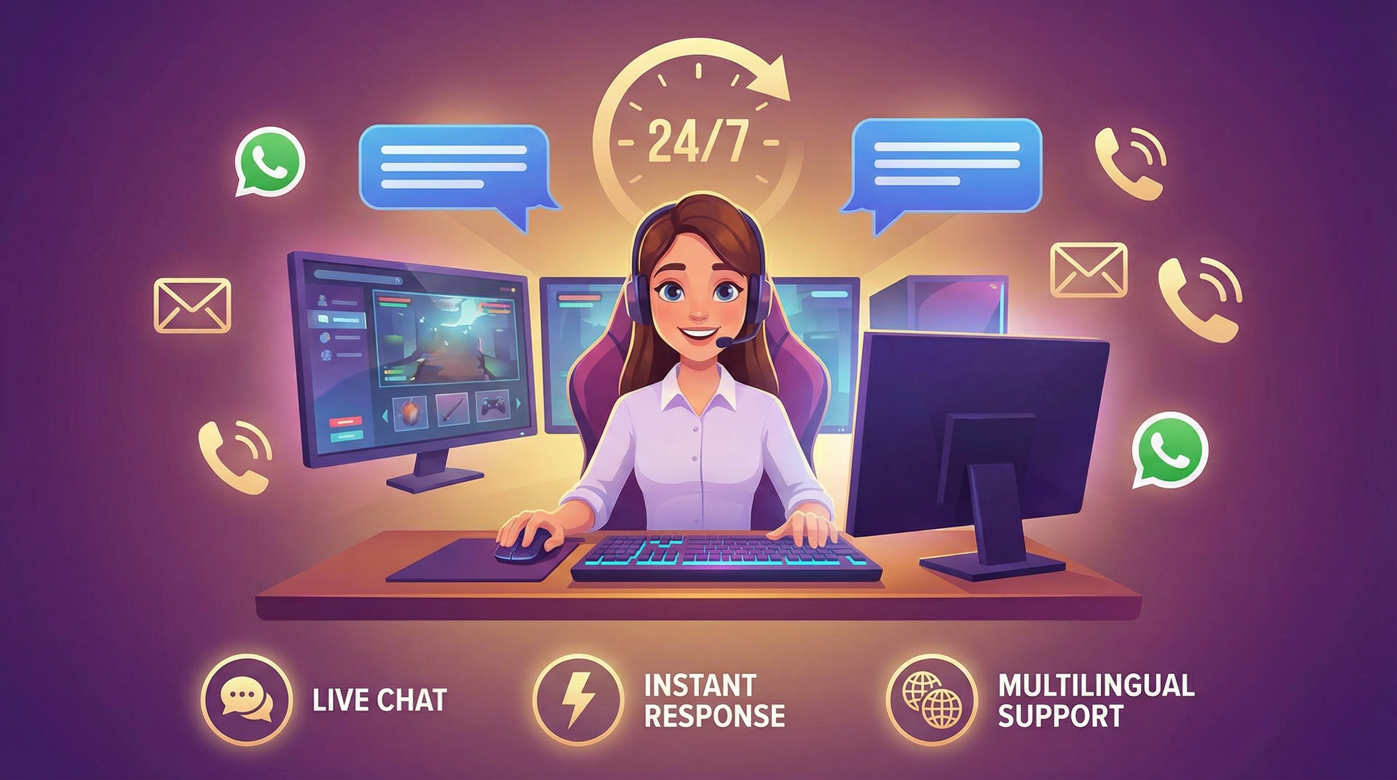 24/7客服